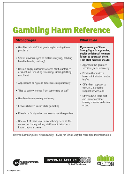 Health Promotion Gambling Problems